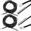 1PC/5PCS/10PCS Ntc 10K 1% 3950 Thermistor Temperature Sensor Waterproof Probe Cable For Arduino W1209 W1401 2M