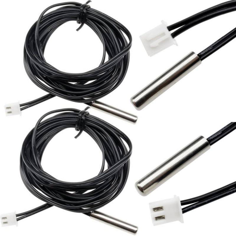 1PC/5PCS/10PCS Ntc 10K 1% 3950 Thermistor Temperature Sensor Waterproof Probe Cable For Arduino W1209 W1401 2M