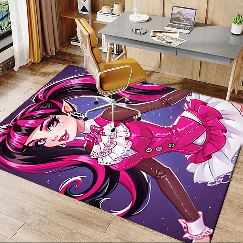Monster High Chair Mat Home Decor, Sofa Rug, Office Carpet Gift for All Rooms
