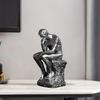 Abstract Sculpture Art - Thinking Decorative Figurine Decoration Resin Thinker Statue Man