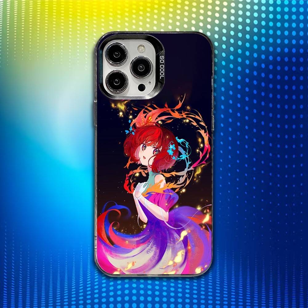Oshi No Ko Kana Arima Phone Case For iPhone 16,15,14,13,12,11,Mini,Pro,SE,MAX White Matte Shockproof Cover