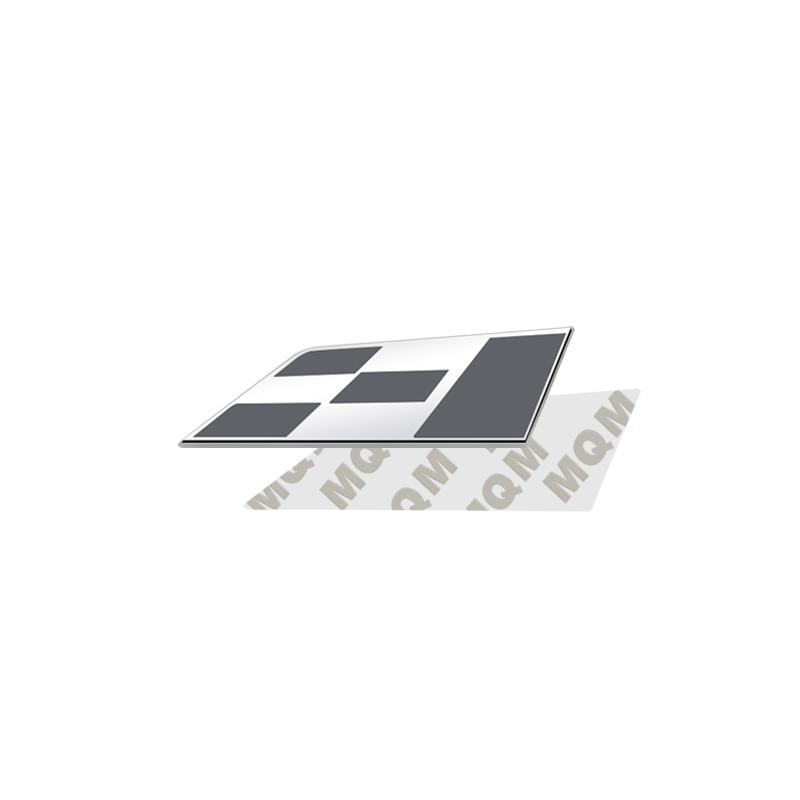 zjcr6 Car Accessories Metal Race Flag Front Hood Grille Emblem Rear Trunk Body R 300 Badge Sticker For Seat IBIZA Leon Cupra Ateca