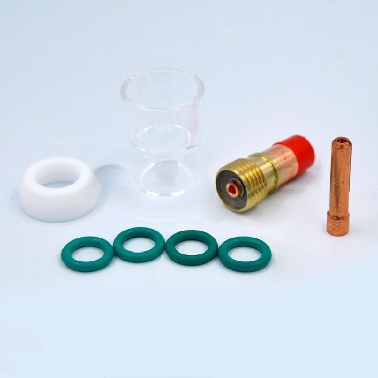 TIG Welding Gas Lens Glass Cup Nozzle Fit for WP17/WP18/WP26 TIG Welding Set TIG Torch Glass Cup Collet