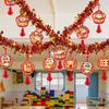 Cartoon Spring Festival Banner Garland Hanging Lunar Year Ornaments  For Home Shopping Mail