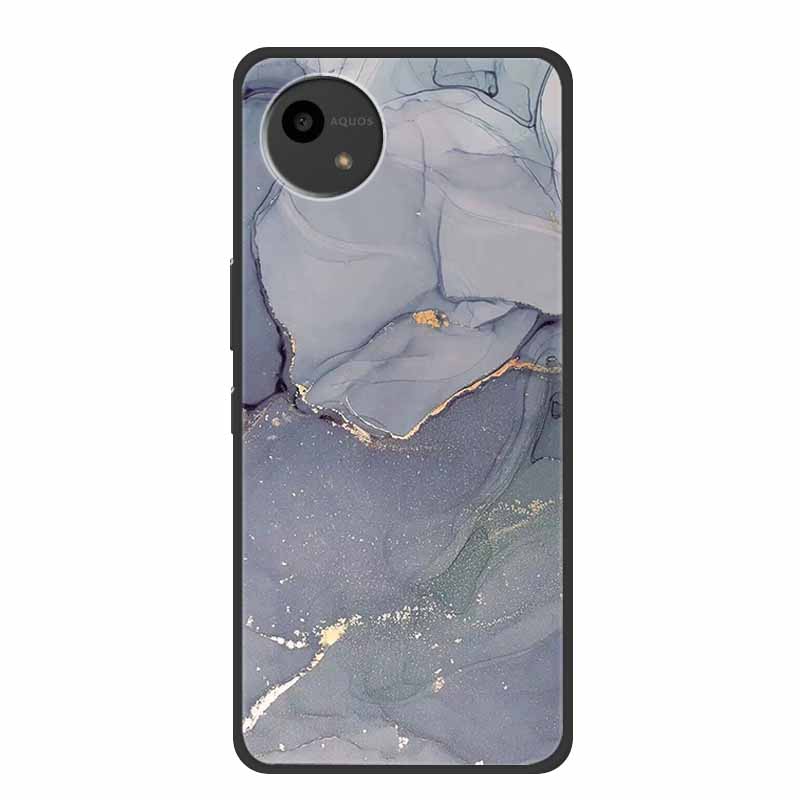 Case For SHARP AQUOS WISH4 Marble TPU Soft Silicone Back Cover SharpSmartphones SH-52E Phone Cases Protector Mica Painted Capa