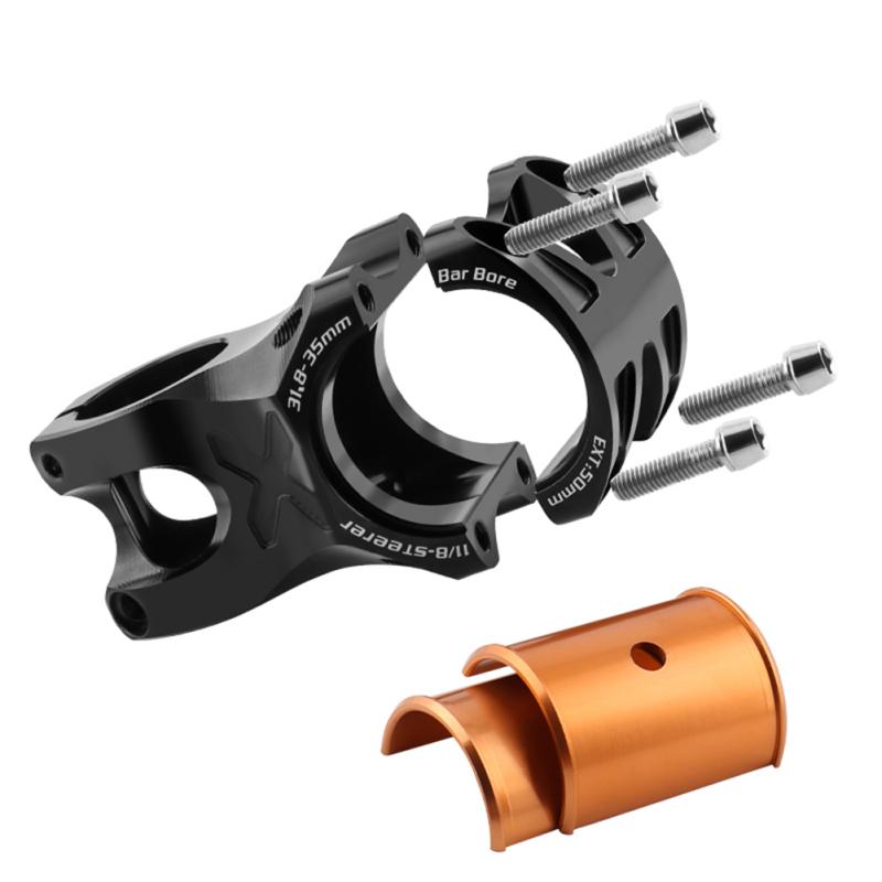 Attacco Manubrio Per Bici In Lega Di Alluminio 31.8 Mm – Regolabile +/- 45° Per Mountain Bike, Strada, BMX, MTB