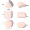 3Pcs Soft Cute Makeup Puff Set Dry Wet Combined Cosmetic Sponge Cushion Puff Foundation Cream Blender Makeup Tools Accessories