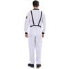 Men's Astronaut Costume Spaceman Suit Jumpsuit Halloween Adult Costumes for Men Funny Cosplay Party
