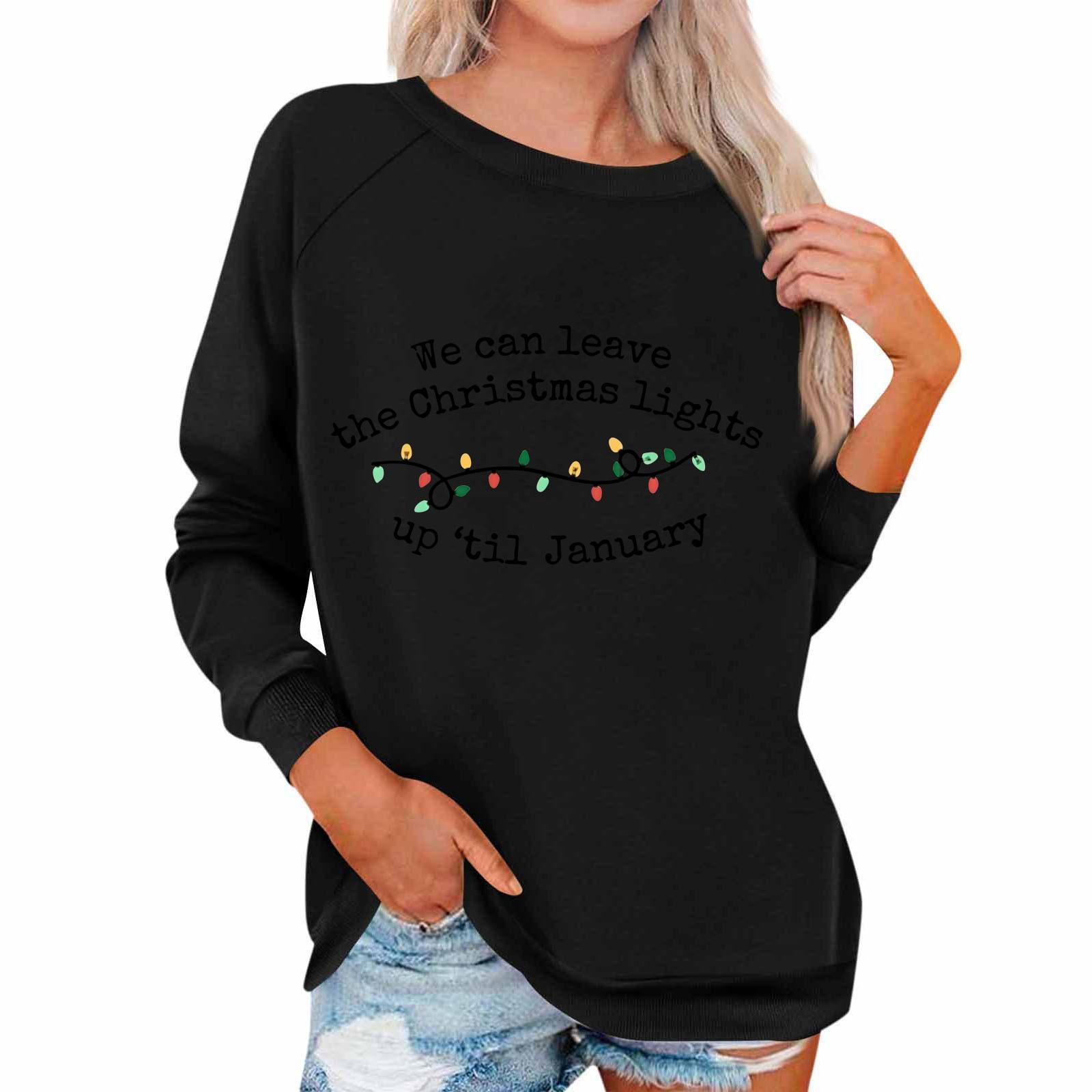 

Женская модная повседневная однотонная толстовка с длинным рукавом XXXL чёрный