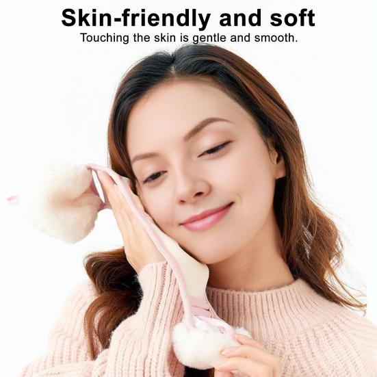Face Guard Windproof Cold-Proof Soft Fabric Plush Ear Protection Three-dimensional Cutting Face Guard Ear Warmer