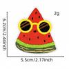 Cartoon Watermelon Embroidered Patch for Clothing & Bags - Heat Adhesive