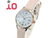 ORIENT iO Natural & Plain RN-WG0416S Quartz Solar Watch Pink Leather Band 27.6mm