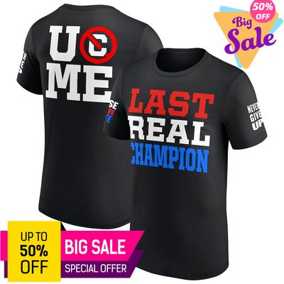 Verano Nuevo WWE Camiseta Negra de Hombre John Cena Gira de Despedida 2025 Las Vegas Camiseta Tops de Hombre y Mujer de Talla Grande para Fiesta Callejera