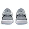 Jordan Air Jordan 1 Vintage Basketball Shoes Women's Low Top White/Gray DC0774-105(Team56-)