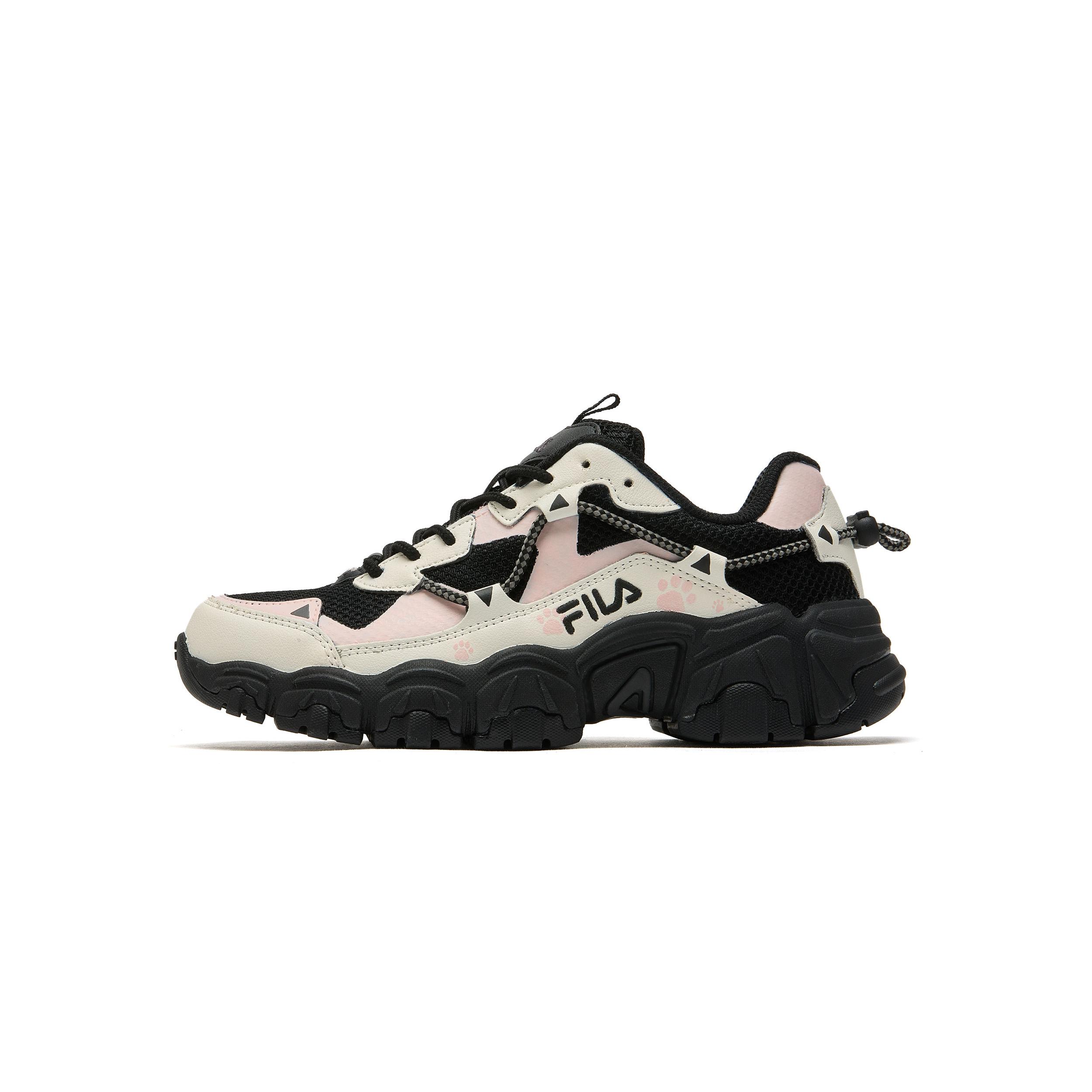 

FILA Cat Claw MIXR FM Mixr Shoes Fabric Waterproof Balance Low top Casual Shoes Unisex Black Pink 1JM02570G_001(Team196-) 230