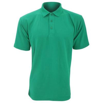 UCC 50/50 Mens Plain Pique Short Sleeve Polo Shirt