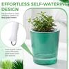 Clear Self Watering Planters Pots Household Anti Rot Self-Watering Planters for Living Room Plants Flowers Gardening Accessory