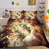 Luxury Furniture Bedding Set New Bedspread 3D Figure Print Family Bedroom Full Size Quilt Cover and Pillowcase Microfiber