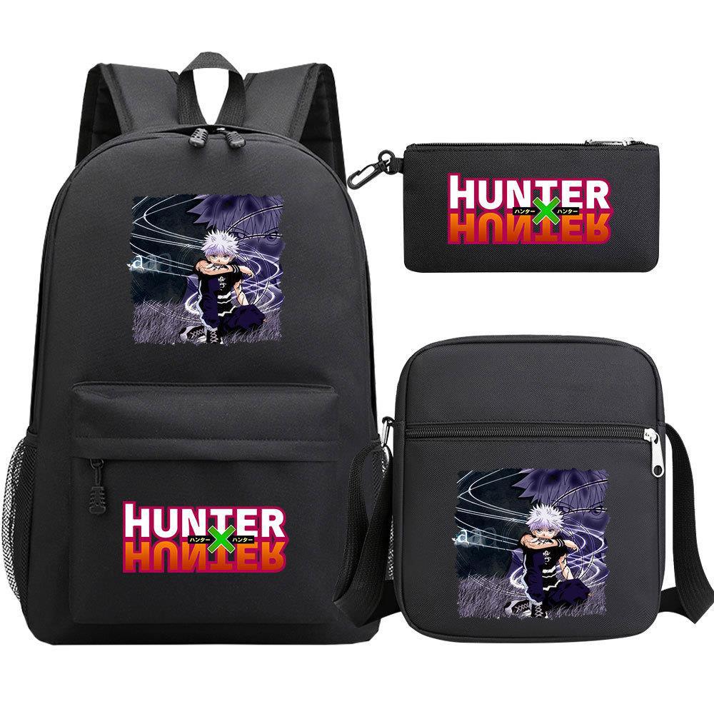 Animation, Full-Time Hunter, Young Students, School Bags, Men'S And Women'S Leisure Travel, Backpacks, Trendy Computer Bags
