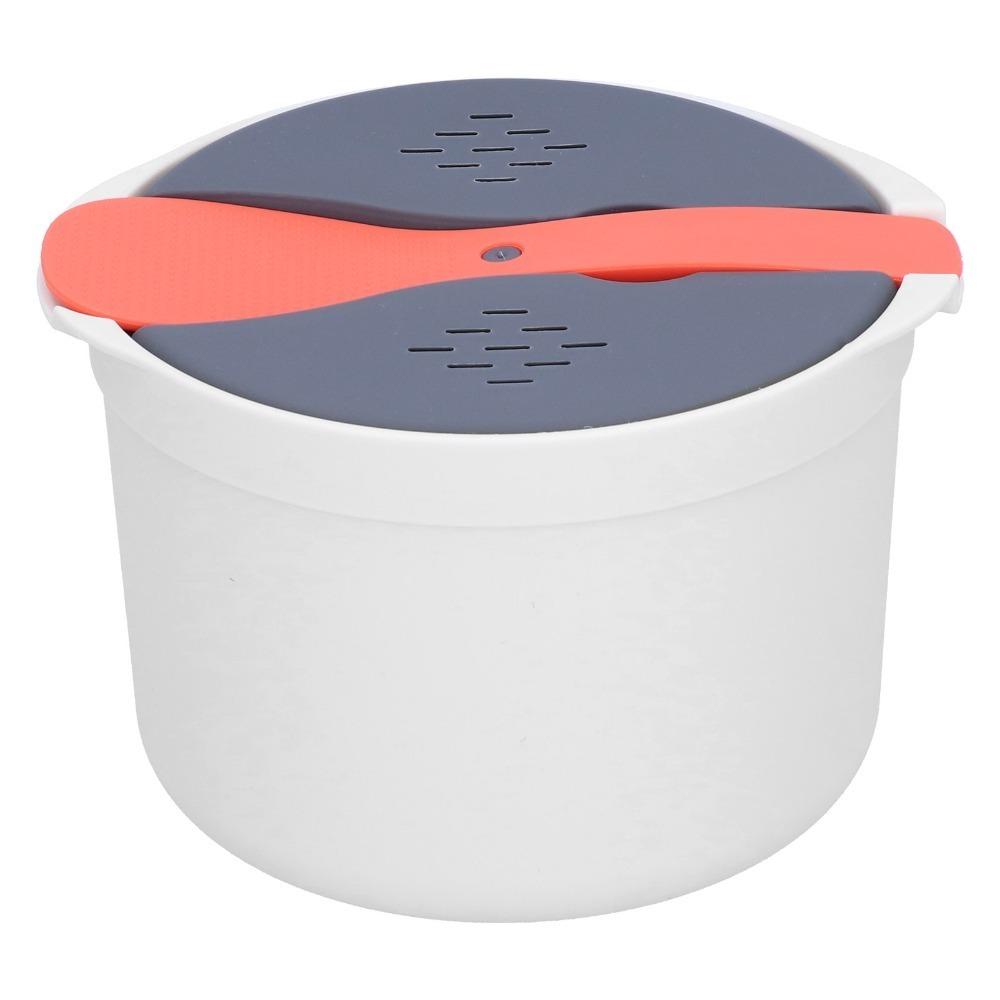 PP Material Rice Steamer Pot 2L Rice Cooker Steamer Thick Microwave Rice Cooker  For Home Cooker