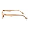 Fendi Cat Eye Sunglasses With Logo Temples Unisex Sunglasses Beige FE40009I57J
