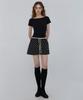 CHICKS Dot Half Pants Black