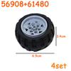 Technical Tire Wheel Car Truck Wheels Hub Block Bricks MOC Motorcycle Tyre  Rim Brick Playset 56145 44309 86652 32019 15038 23798