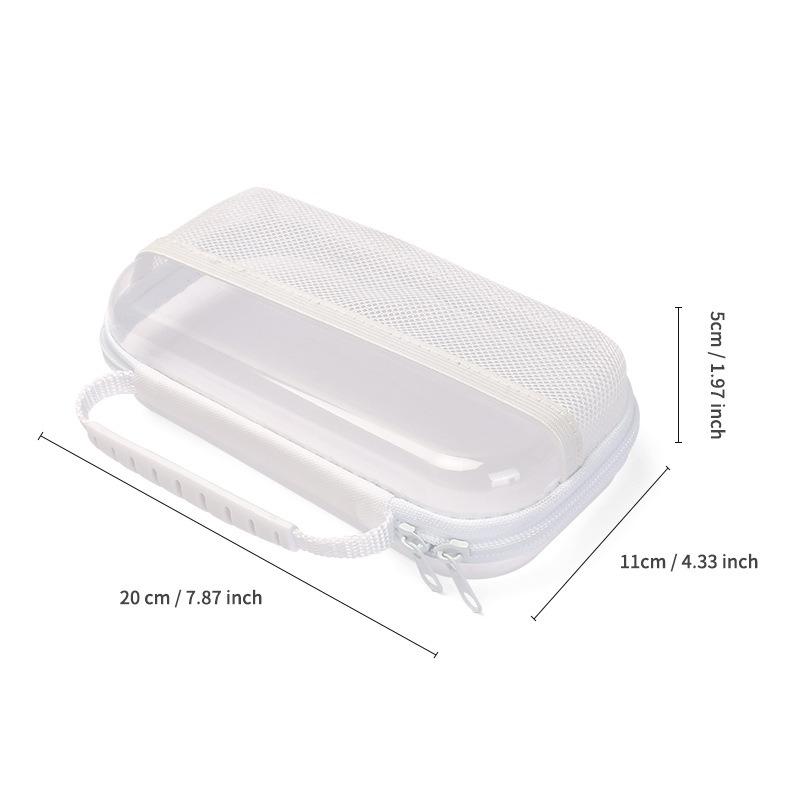 Набор из 1 шт ПВХ сетчатой сумки для хранения с жестким корпусом на молнии и портативной большой вместимостью Small size 20115cm weight 463g белый 1190₽