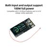 3-5S PD 100W Power Bank DIY Mainboard 1.47-inch TFT Color Screen Bidirectional Super Fast Charging Power Bank Module