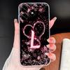 For Honor Play 10A 10T 9A 7T Phone Case Pink Heart Letters Soft Clear TPU Silicone Cover For Honor Play10 A 9 A Lightweight Capa
