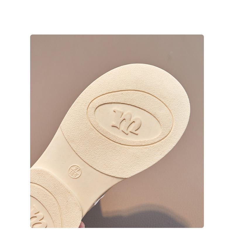 Korean Version of the New Children's Boots British Style Knitted Socks Boots Fashion Chain Foreign Style Princess Leather Boots