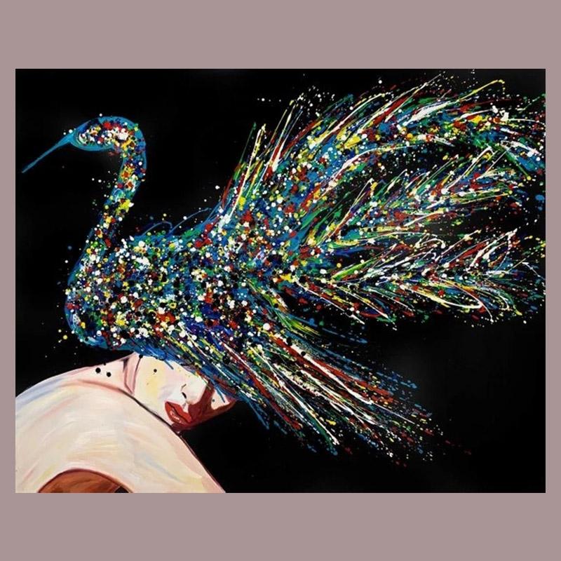 Graffiti Art Novel Aabstract Women Canvas Painting Wall Art Posters Prints Wall Pictures for Living Room Home Wall Decor