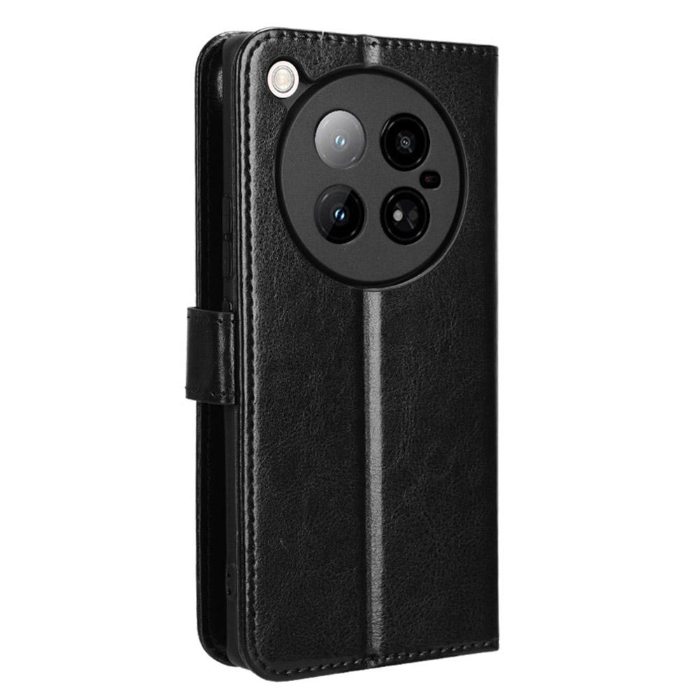 For Infinix Zero 40 4G X6860 Case Crazy Horse Texture PU Leather Phone Wallet Cover