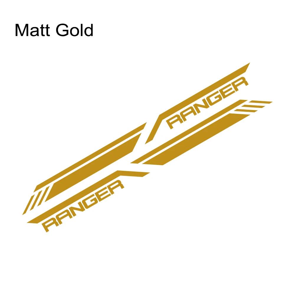 Pickup Side Sticker For Ford Ranger Raptor T6 XLT T8 T7 Car Stripes Style Decor Decal Truck Vinyl Cover Auto Tuning Accessories