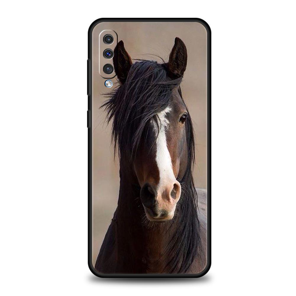 Horse Phone Case For Samsung Galaxy A56 A36 A26 A34 A17 A16 A06 A14 A12 A54 A72 A70 A30 A24 A22 5G A20e A52 A50 A40 A32 4G Cover