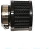25mm Air Intake Filter 1" Inlet Dia Air Intake Cone Universal Filter Parts with Adjustable Clamp (Black)