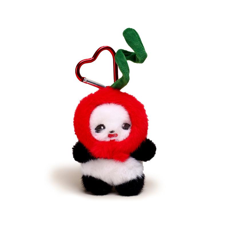 Panda Cartoon Plush Toy Animal Keychain Backpack Pendant Childrens Holiday Gift