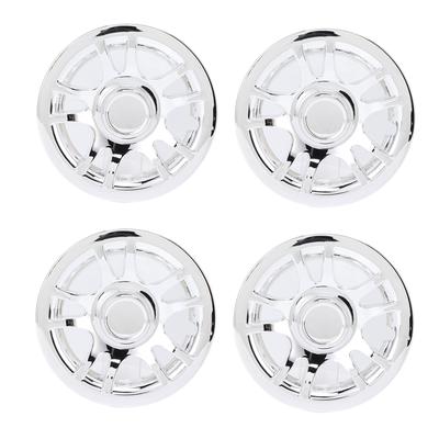 4 Piezas 8 Pulgadas Tapacubos para Carrito de Golf Cubiertas de Rueda Cromadas Protector de Llanta para Carrito de Golf E Z‑GO