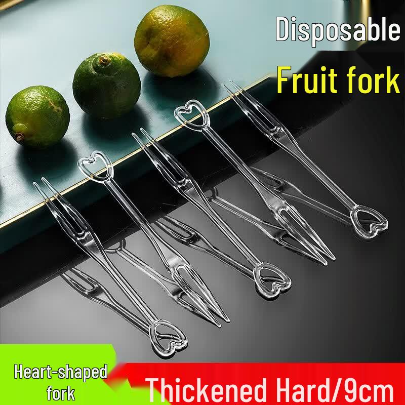 Disposable Heart-shaped Fruit Picks