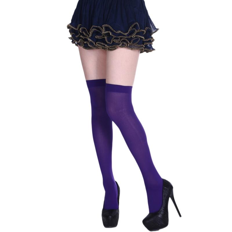 Extra Long Socks Thigh High Tube Cotton Socks Extra Long Boot Stockings for Women Solid Color Over Knee Stockings