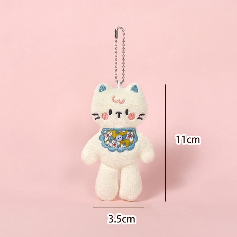 

Каваи Вышитый Шарф Брелок Подвеска Мультяшная Плюшевая Кукла Подвеска Аксессуары для Украшения Рюкзака Подарки на День Рождения