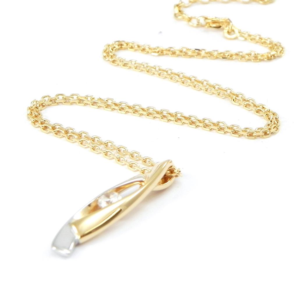 Altesse [I3167] - Dwukolorowy pozłacany naszyjnik „Câlin”.