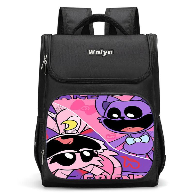 Stylish Catnap Poppy Playtime Backpack Unisex Oxford Cloth Daily Use