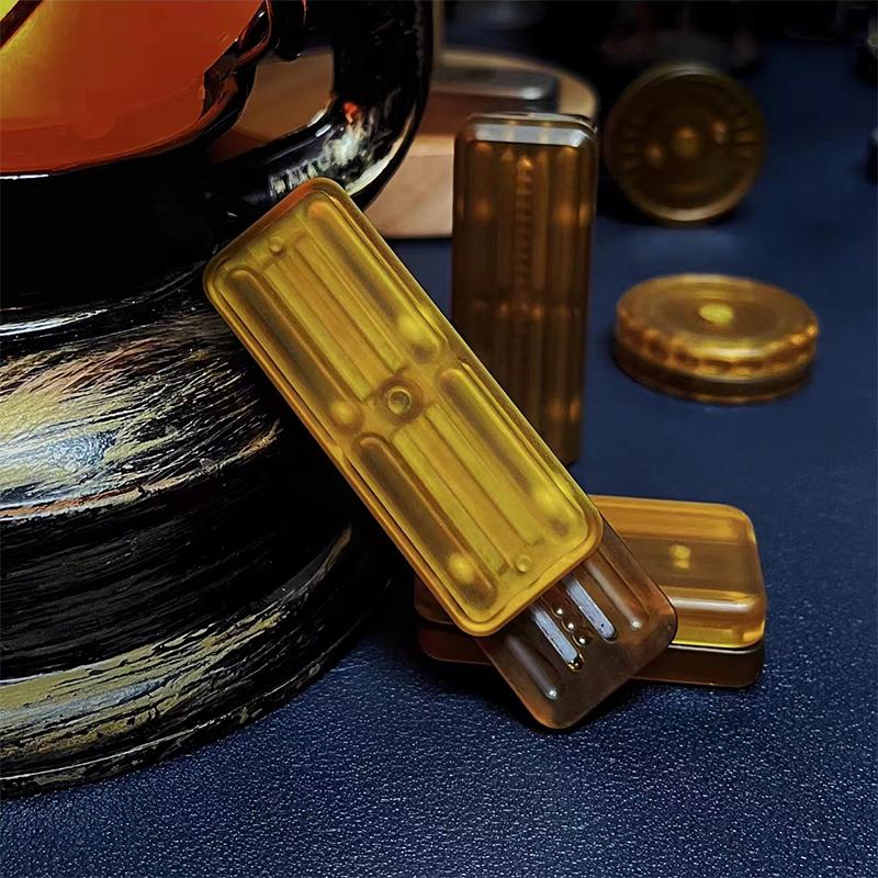 Pei Rebound Machinery Slider Push Fidget Toy Decompression EDC Haptic Coin Fidget Slider For Adults Gifts