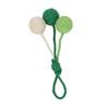 Hanging Cat Sisal Ball Chewable Colorful Interactive Cat Sisal Rope Ball Toy for Pet Indoor Green