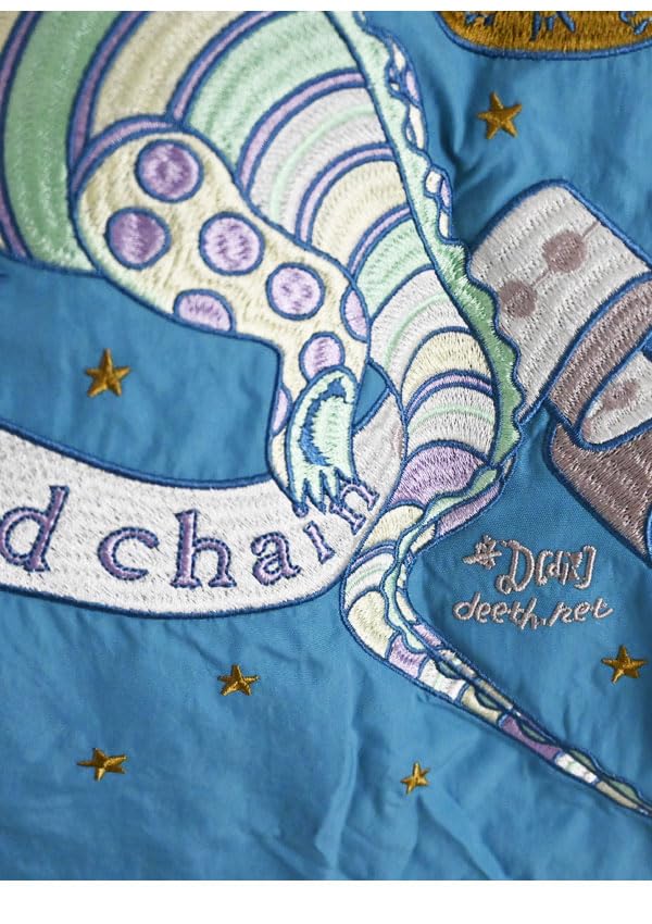 Ball & Chain Authentic Large D.DRAGON Shopping Bag (TURQUIOISE, L) 313113
