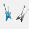 E-Bass Elegant 2000er Seitenclip Gitarre Haarspange Bass Kreativ Neuheit Gitarre Musikinstrument Rock