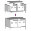 TV Stand Mustard Yellow 68 X 50 X 43.5 Cm Cold Rolled Steel