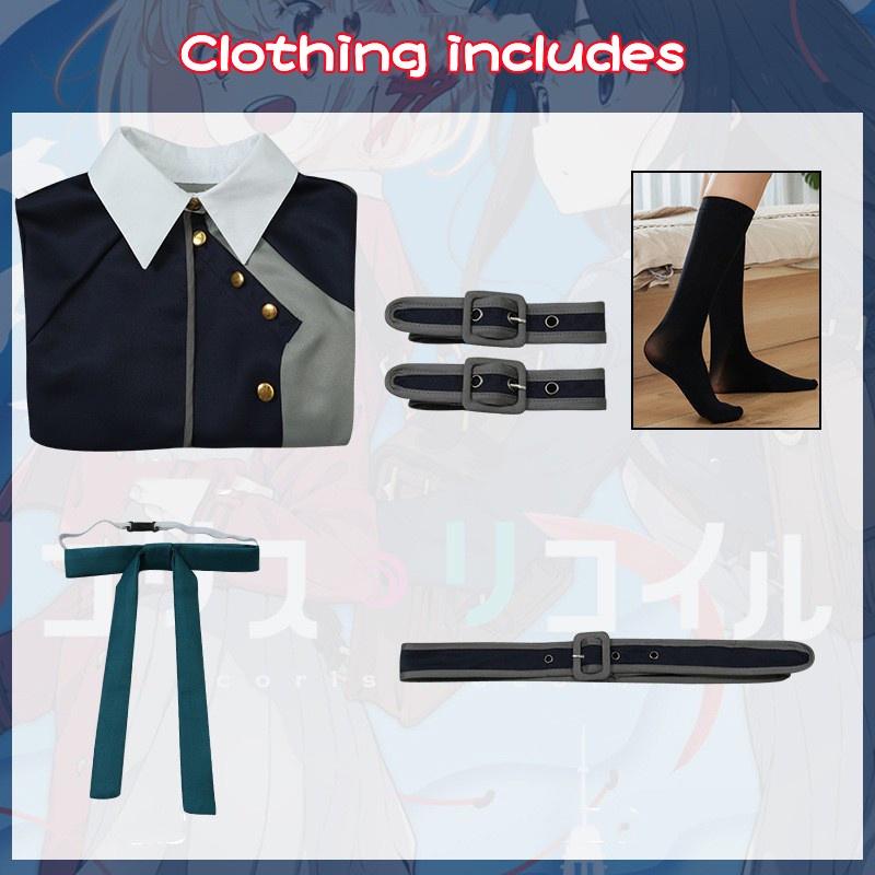 

Чинато Ликорис Рикойл Нисикиги Такинаи Косплей Анимационная Выставка Одежды Takinai,XL