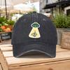 UFO Cow Print Washed Baseball Cap  Lightweight Duckbill Hat with Hook  Loop Unisex for Unisex  Women
